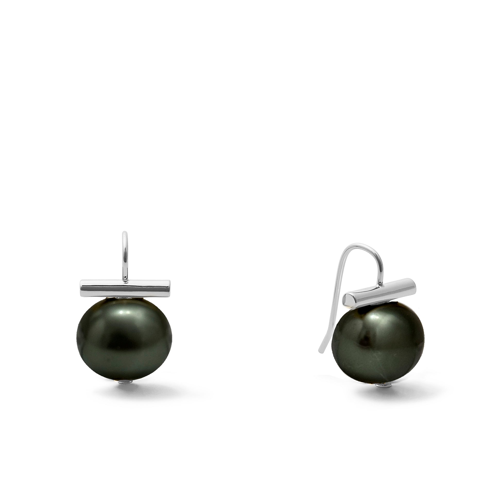 Classic Forever Fave Pebble Pearl Earrings ~ Medium Sterling Silver