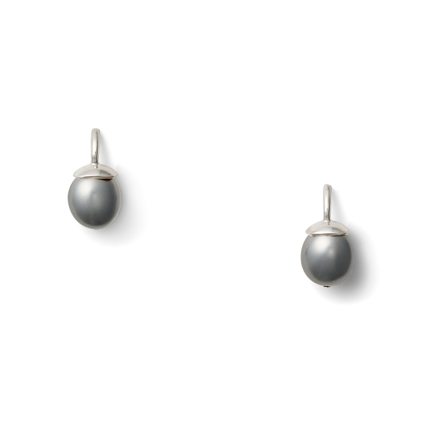 Load image into Gallery viewer, Dove Grey Egg Pearl Sterling ~ Medium
