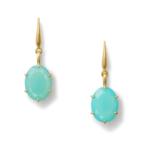 Aquamarine Bling Drop Earring