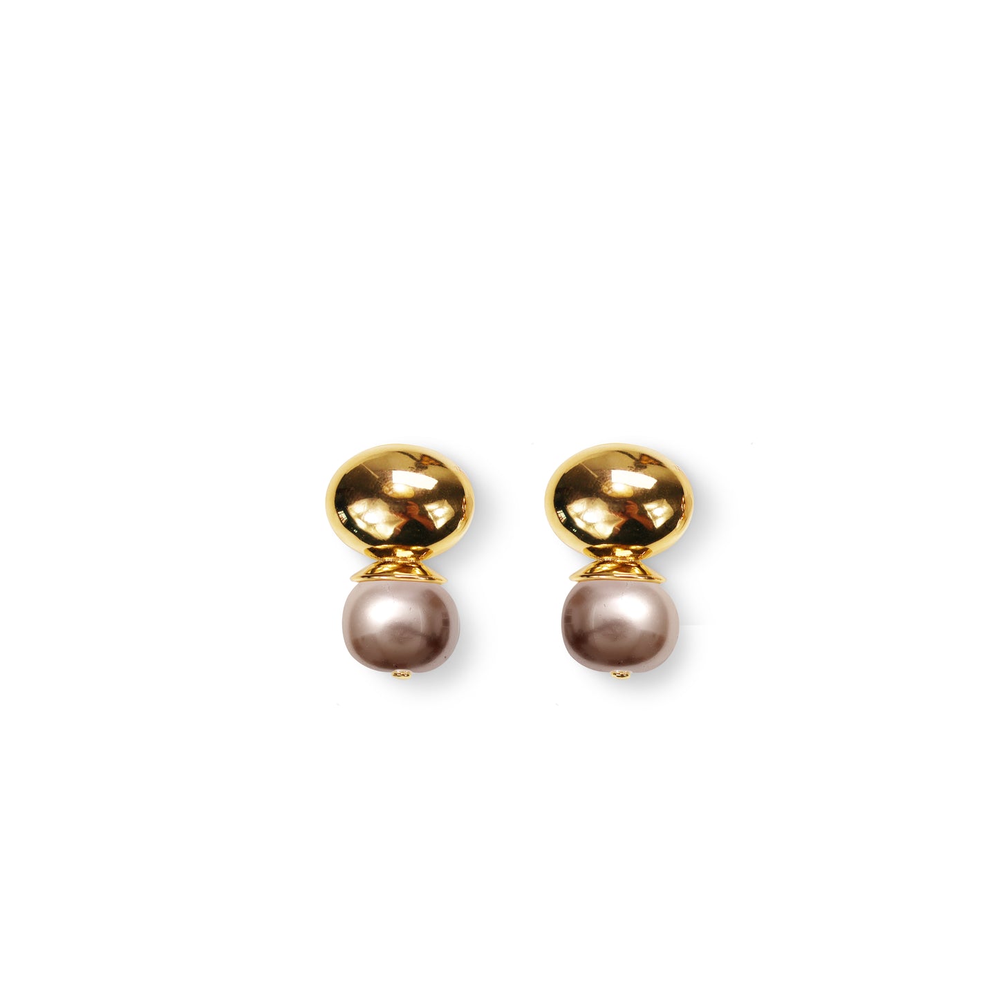 Baby Pebble Orb Earring Periwinkle