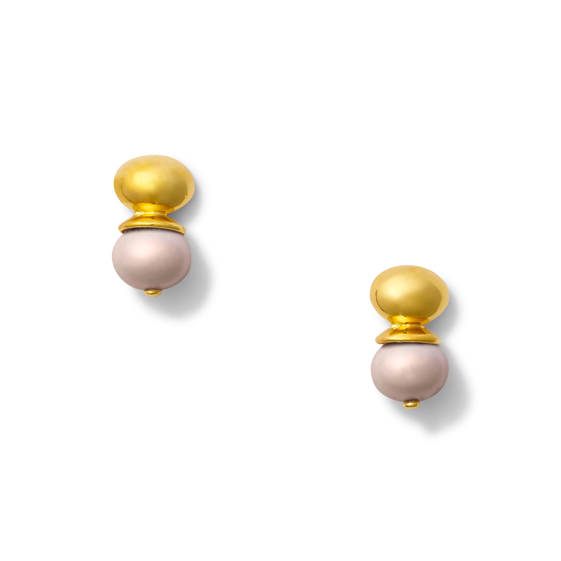 Baby Pebble Pearl Orb Earring