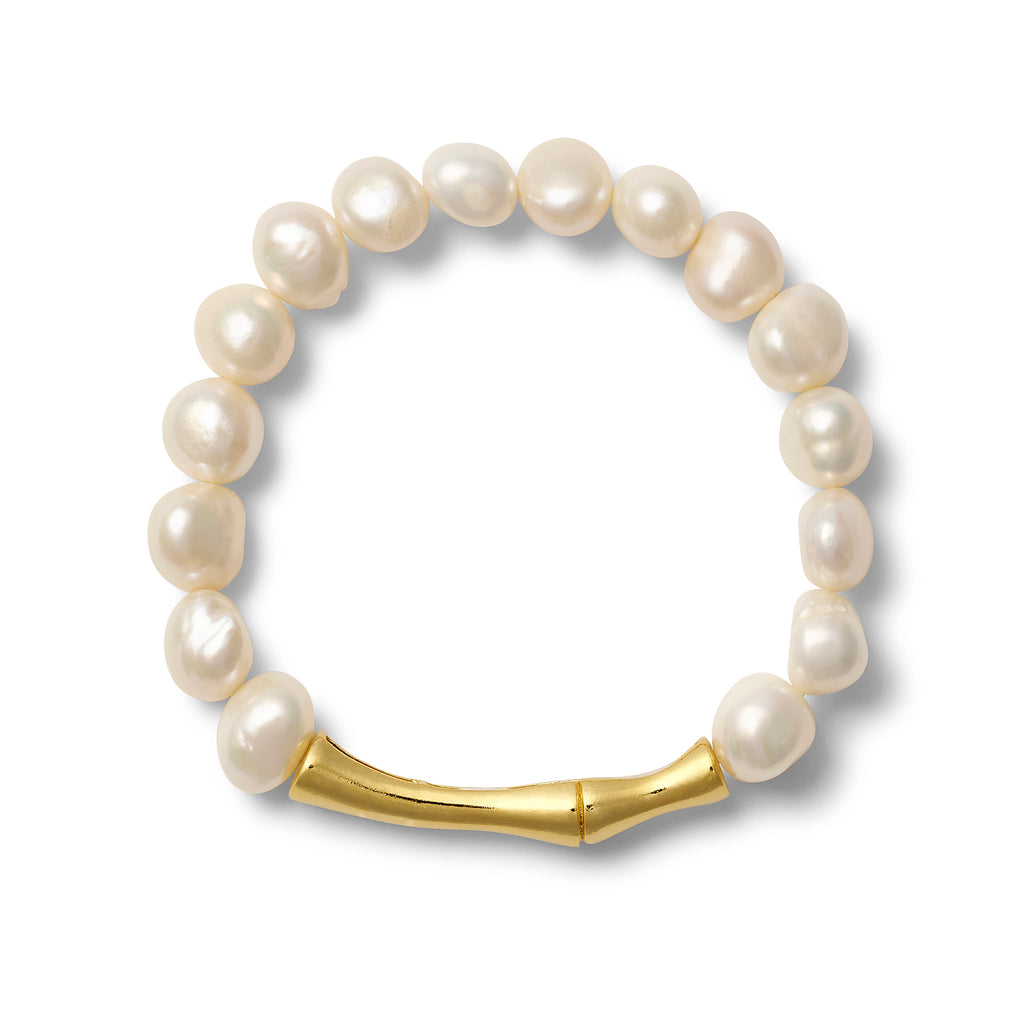Bamboo Pearl Bracelet