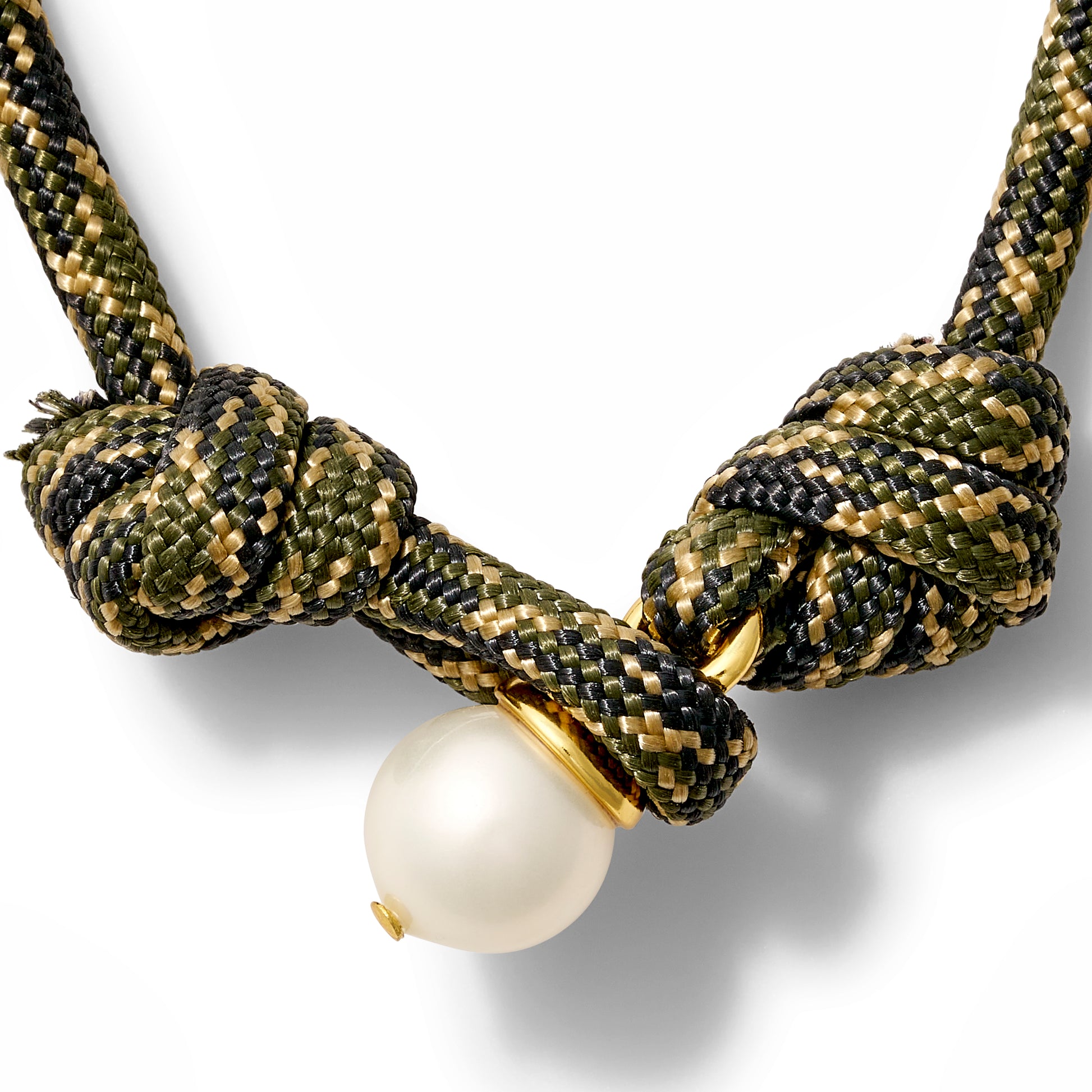 The Paracord + Pebble Pearl Pendant