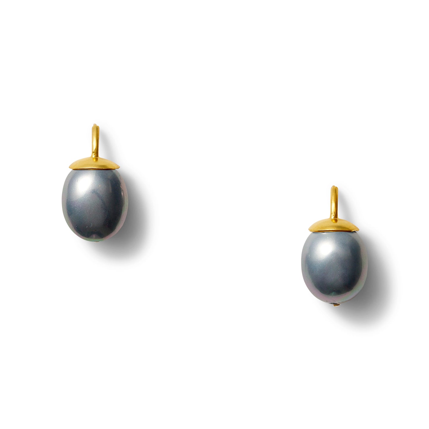 Blue Button Egg Pearl- Large