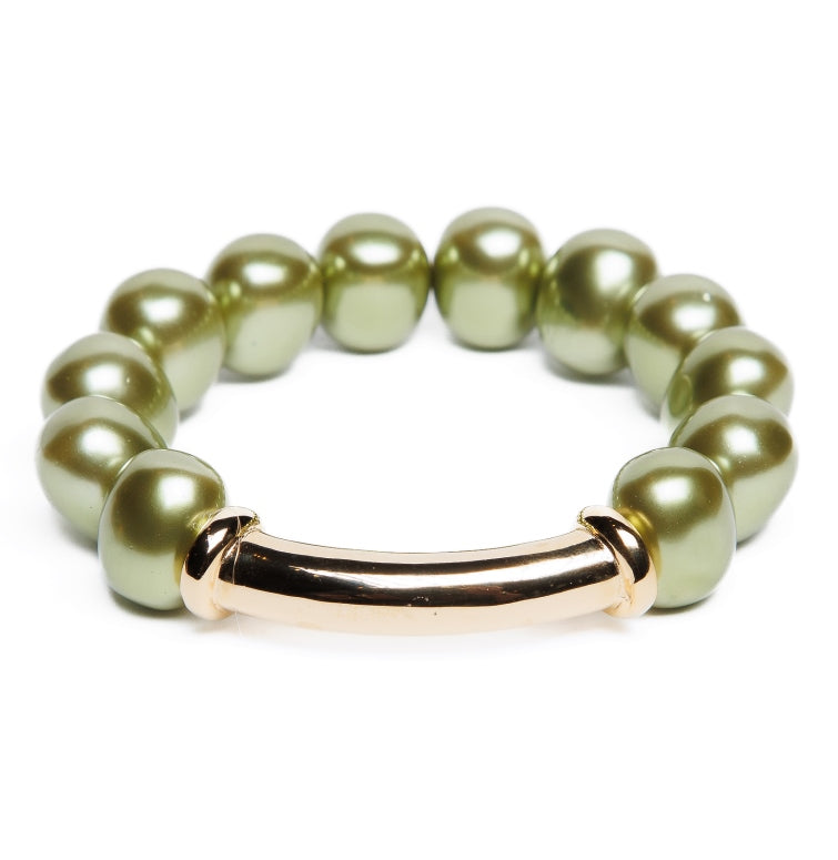 Lily Pad Pebble Bracelet