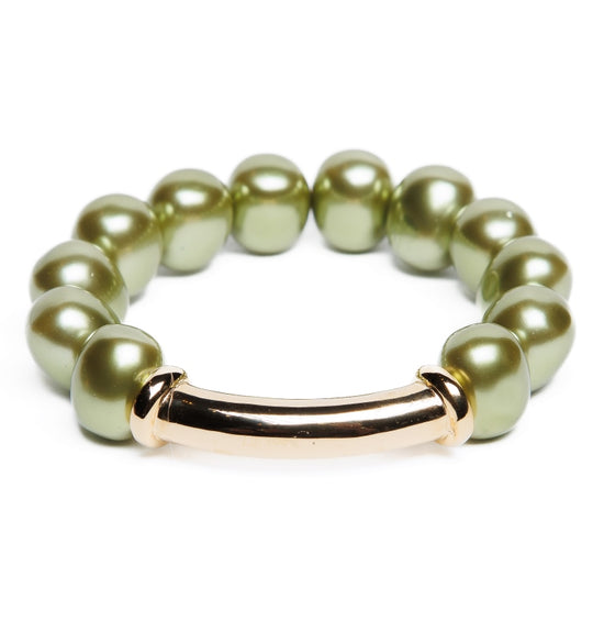 Lily Pad Pebble Bracelet