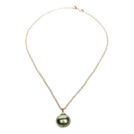 Lily Pad Pearl Pendant