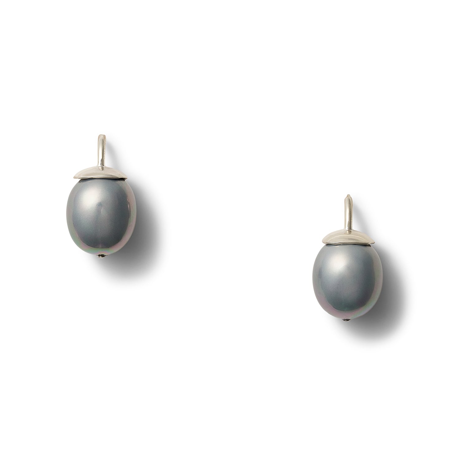 Load image into Gallery viewer, Blue Button Egg Pearl Sterling -Medium
