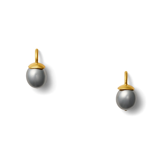 Dove Grey Egg Pearl ~ Medium