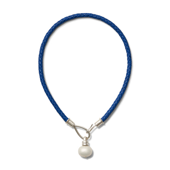 Sterling Lasso Pearl Cadet Blue Leather