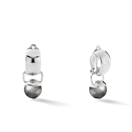 Sterling Sleek & Sculpted Ear Clips Medium