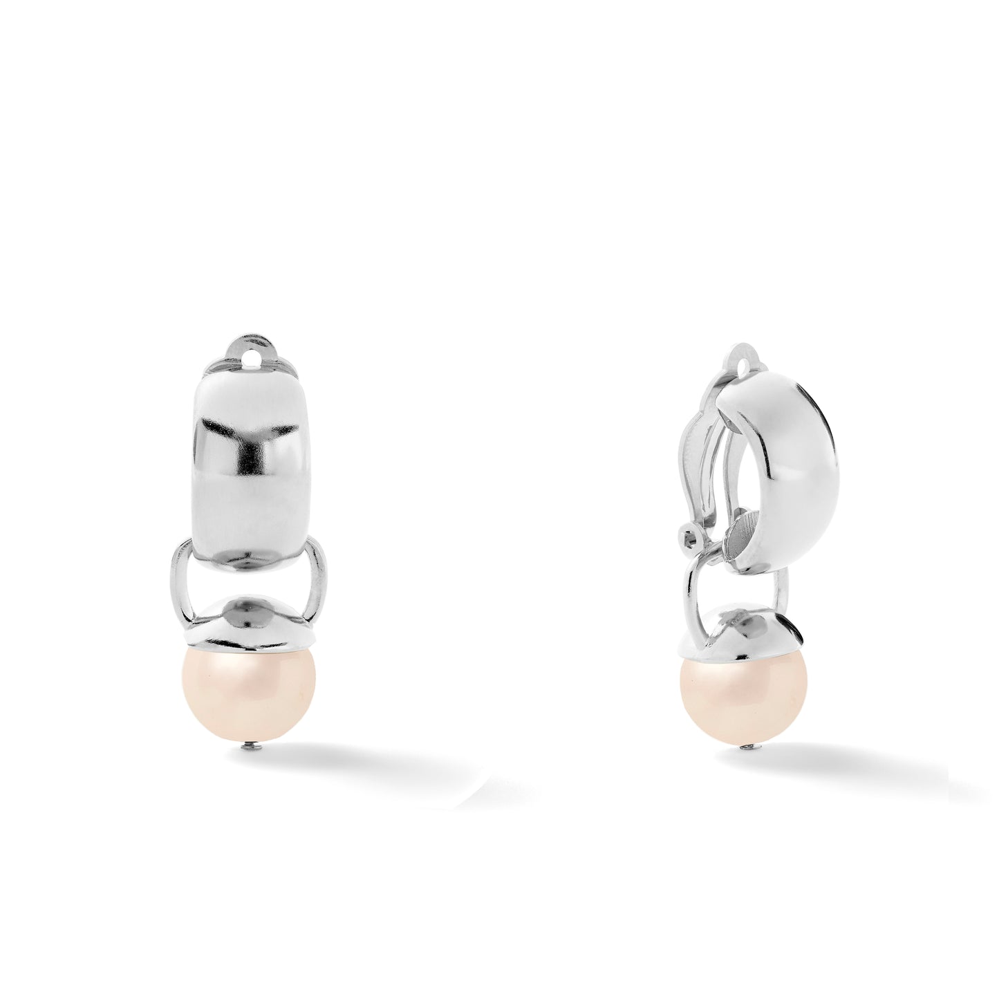 Sterling Sleek & Sculpted Ear Clips Medium