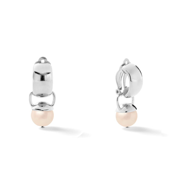 Sterling Sleek & Sculpted Ear Clips Medium