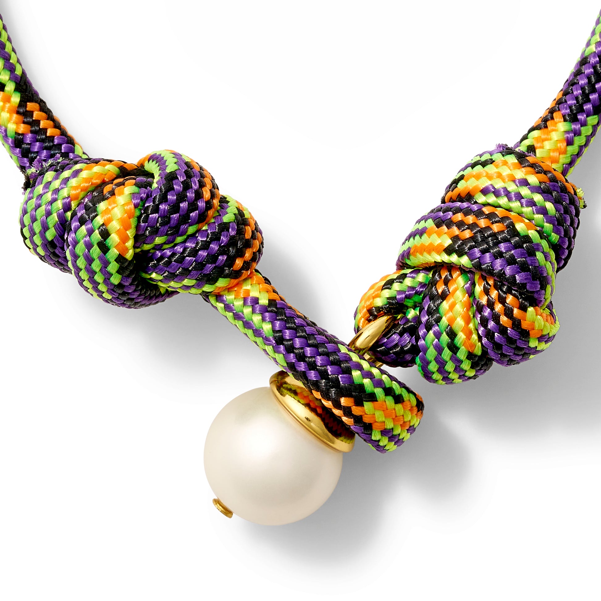 The Paracord + Pebble Pearl Pendant