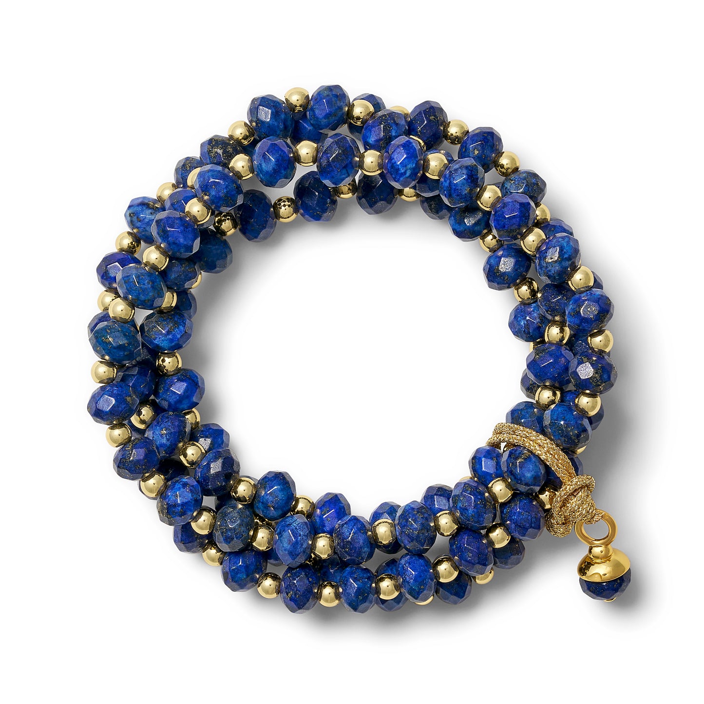 Glittering Lapis + Gold Sally Stack