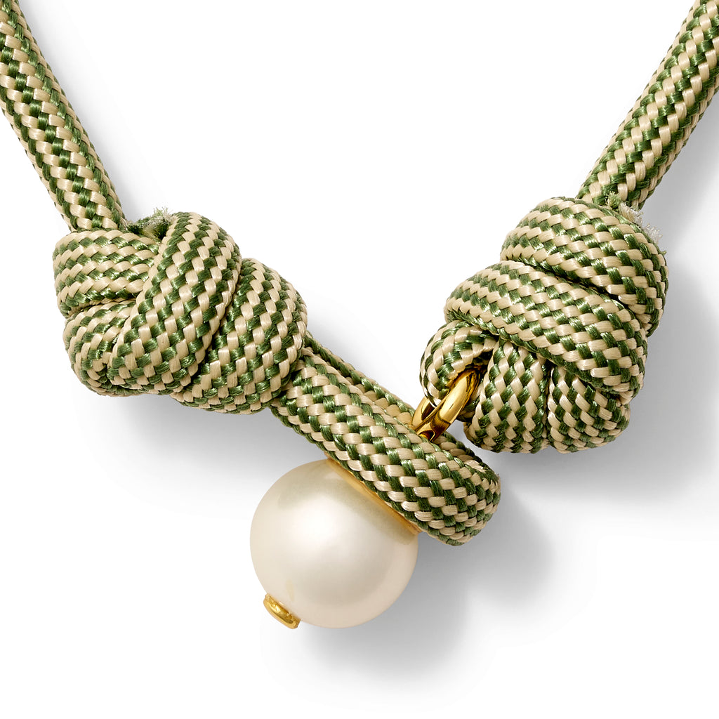 The Paracord + Pebble Pearl Pendant