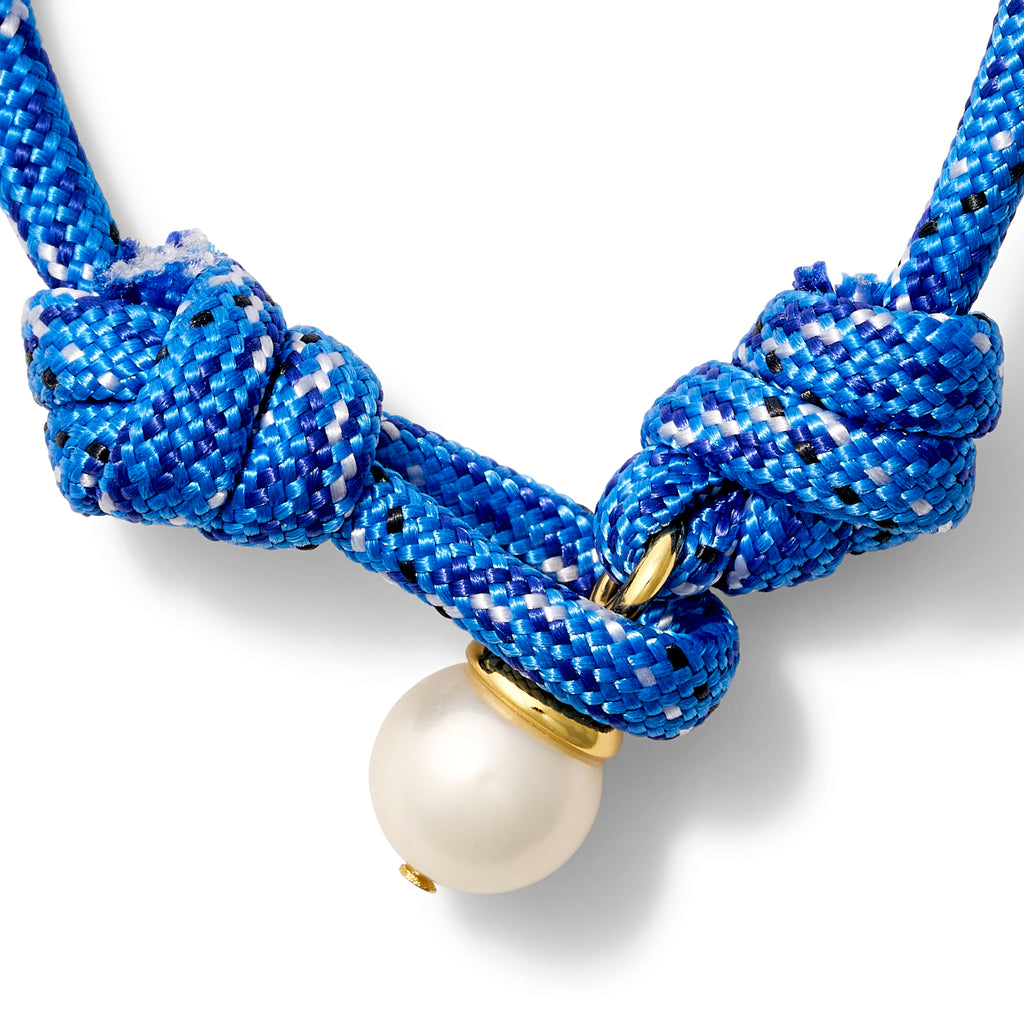 The Paracord + Pebble Pearl Pendant