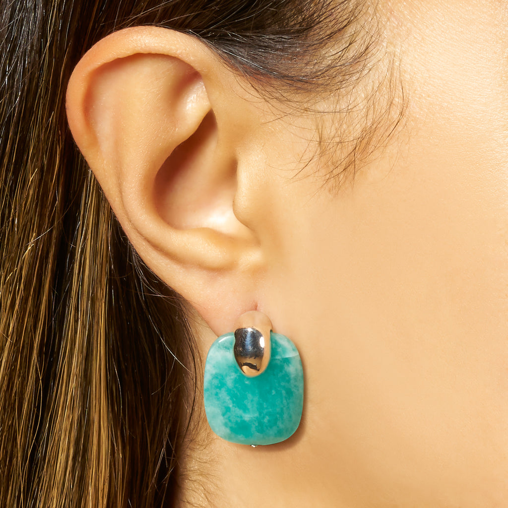Aventurine Palazzo Earring