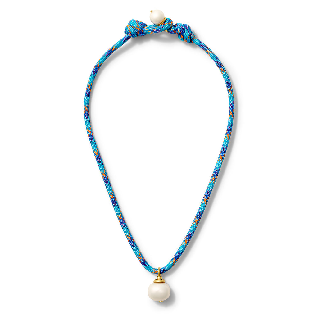 The Paracord + Pebble Pearl Pendant