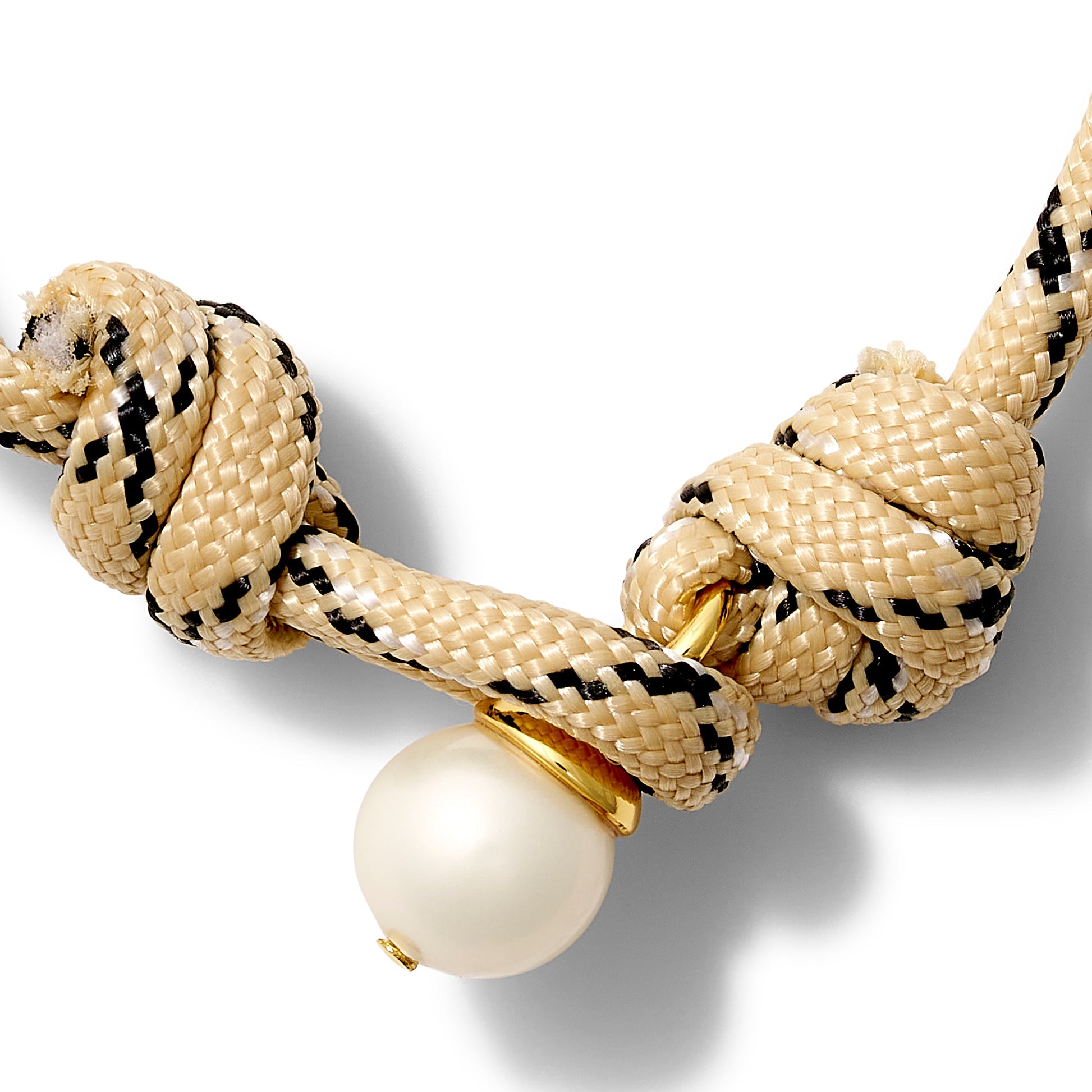 The Paracord + Pebble Pearl Pendant