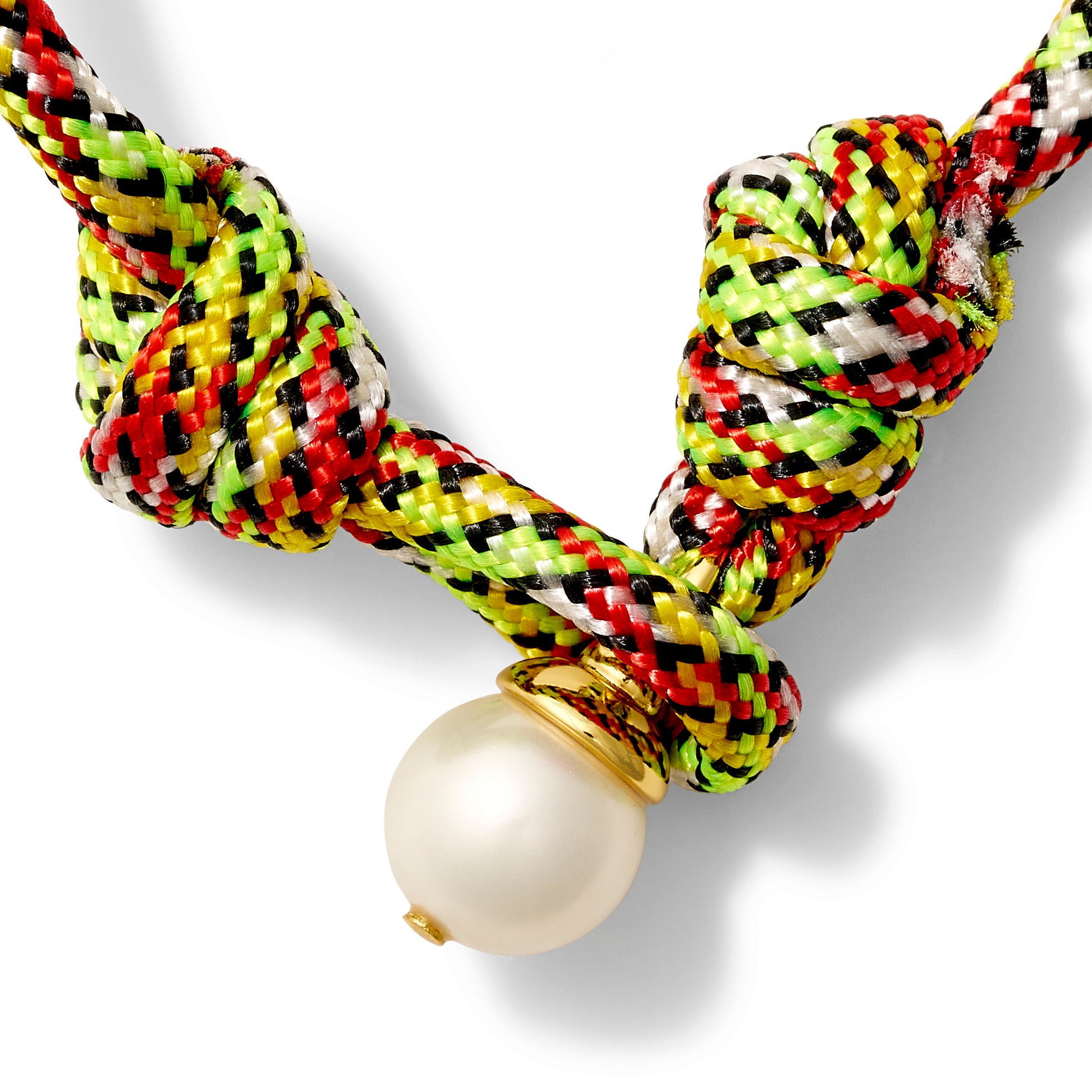 The Paracord + Pebble Pearl Pendant