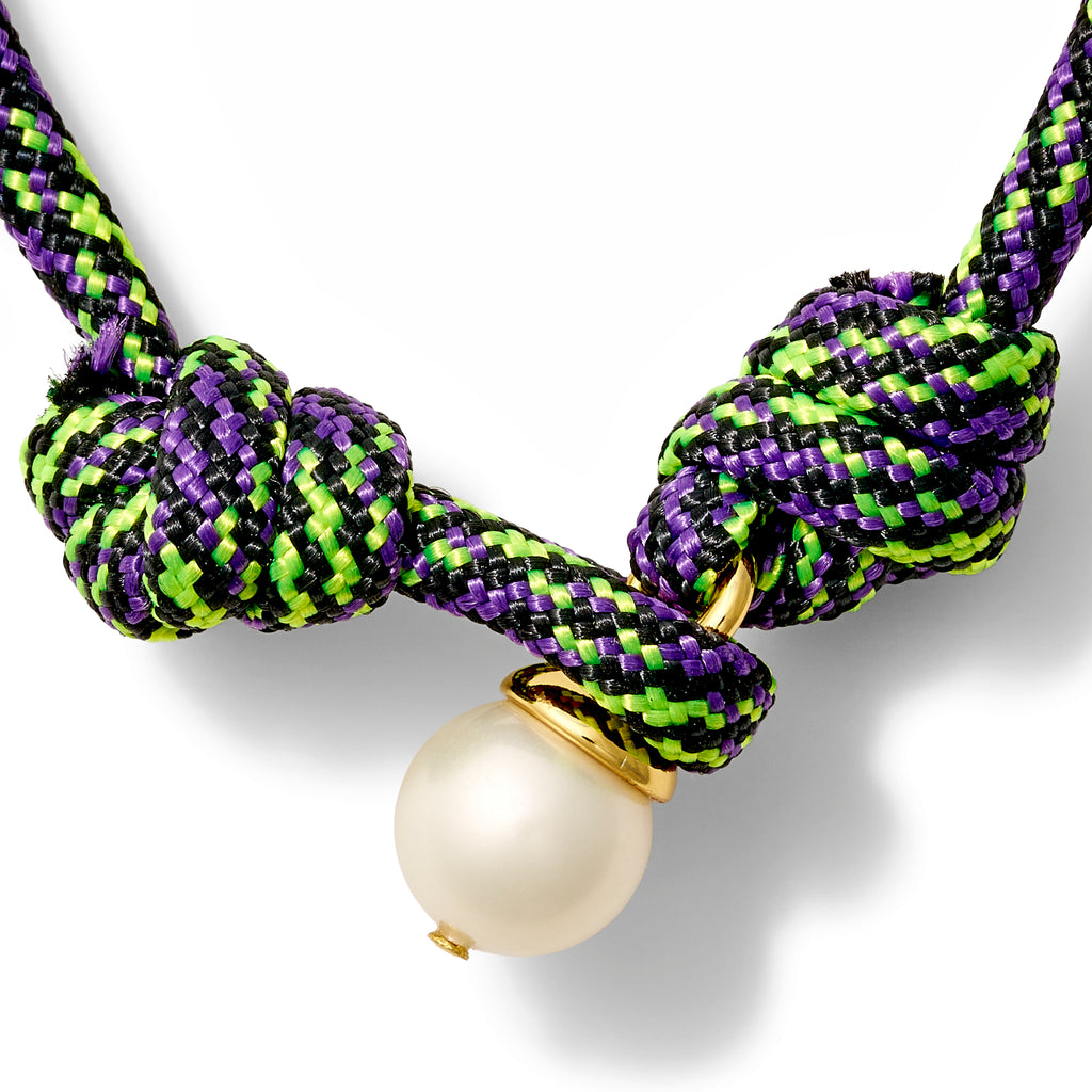 The Paracord + Pebble Pearl Pendant