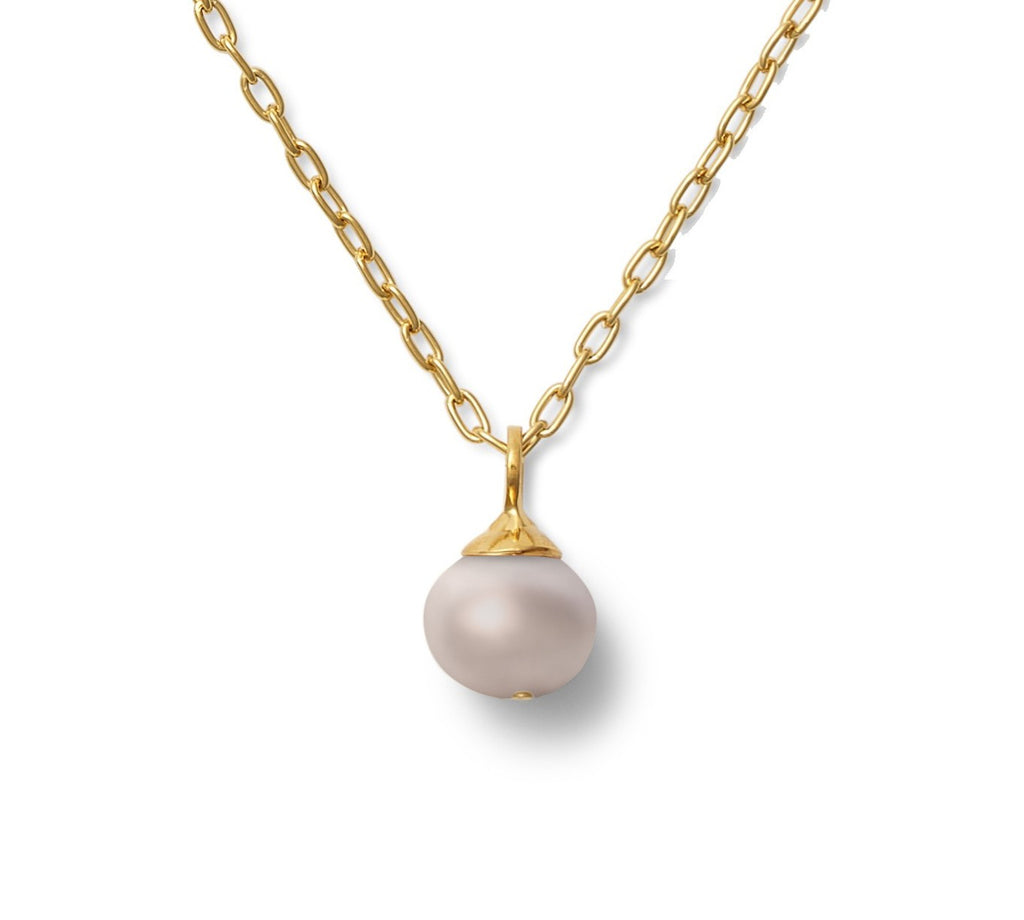 Baby Pebble Pearl Pendant