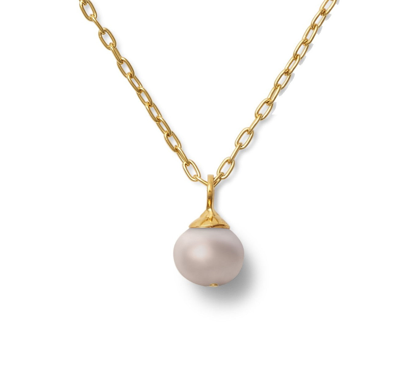 Baby Pebble Pearl Pendant