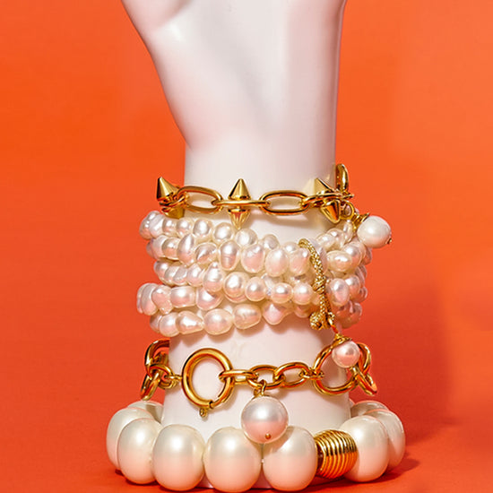 Punk Pearl Bracelet