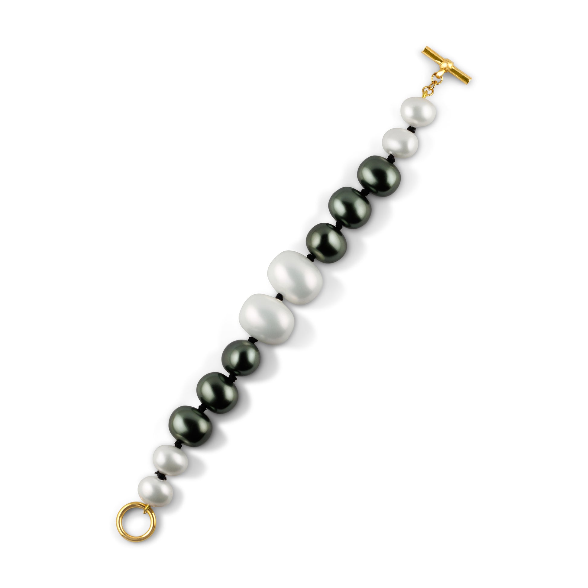 Caviar + Pearls bracelet