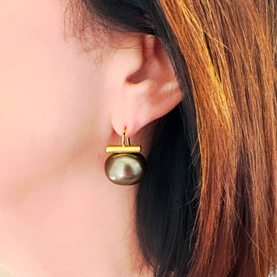 Espresso Statement Making Pebble Pearls Large