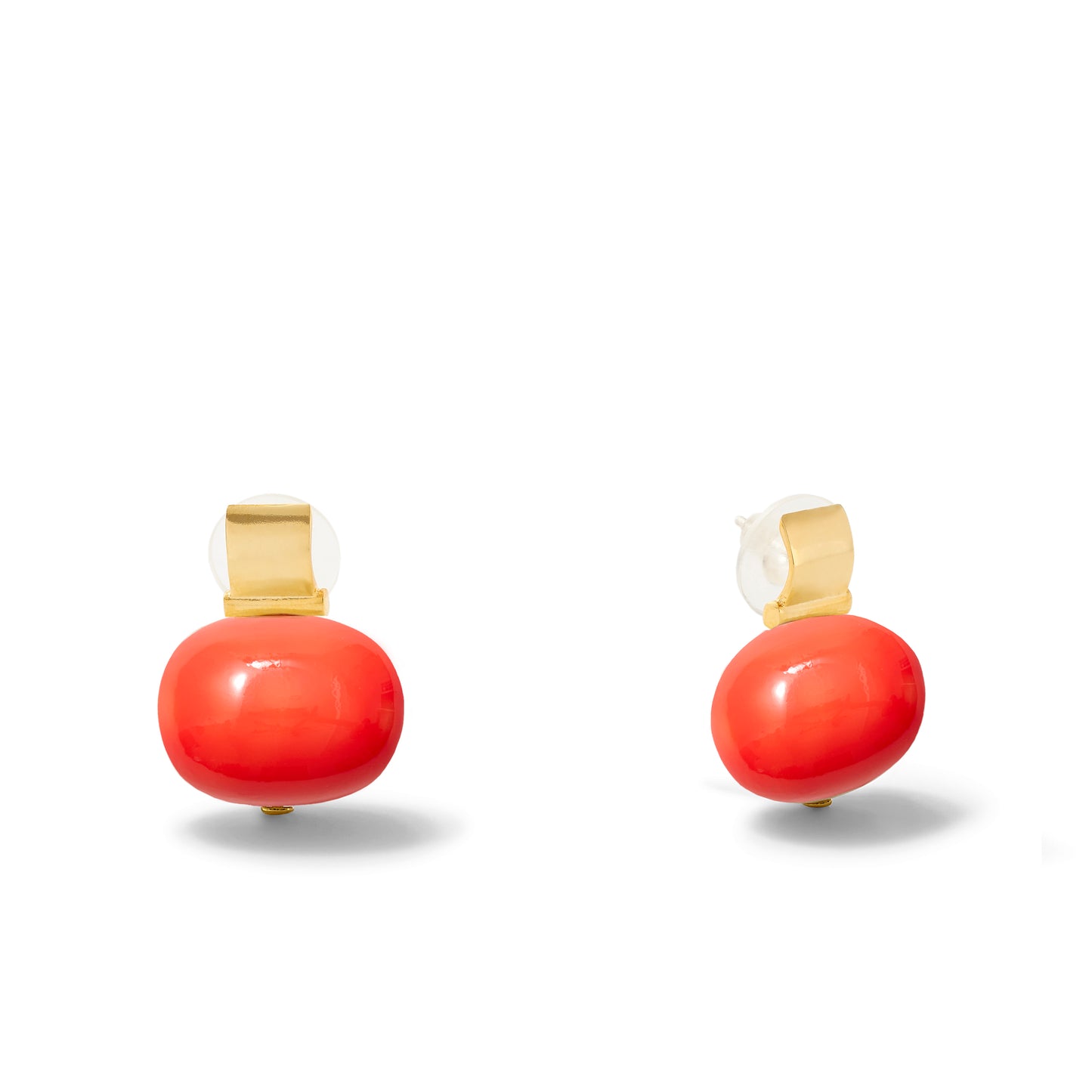 Elegant + Statement Making Pebble Pearl Post-Large