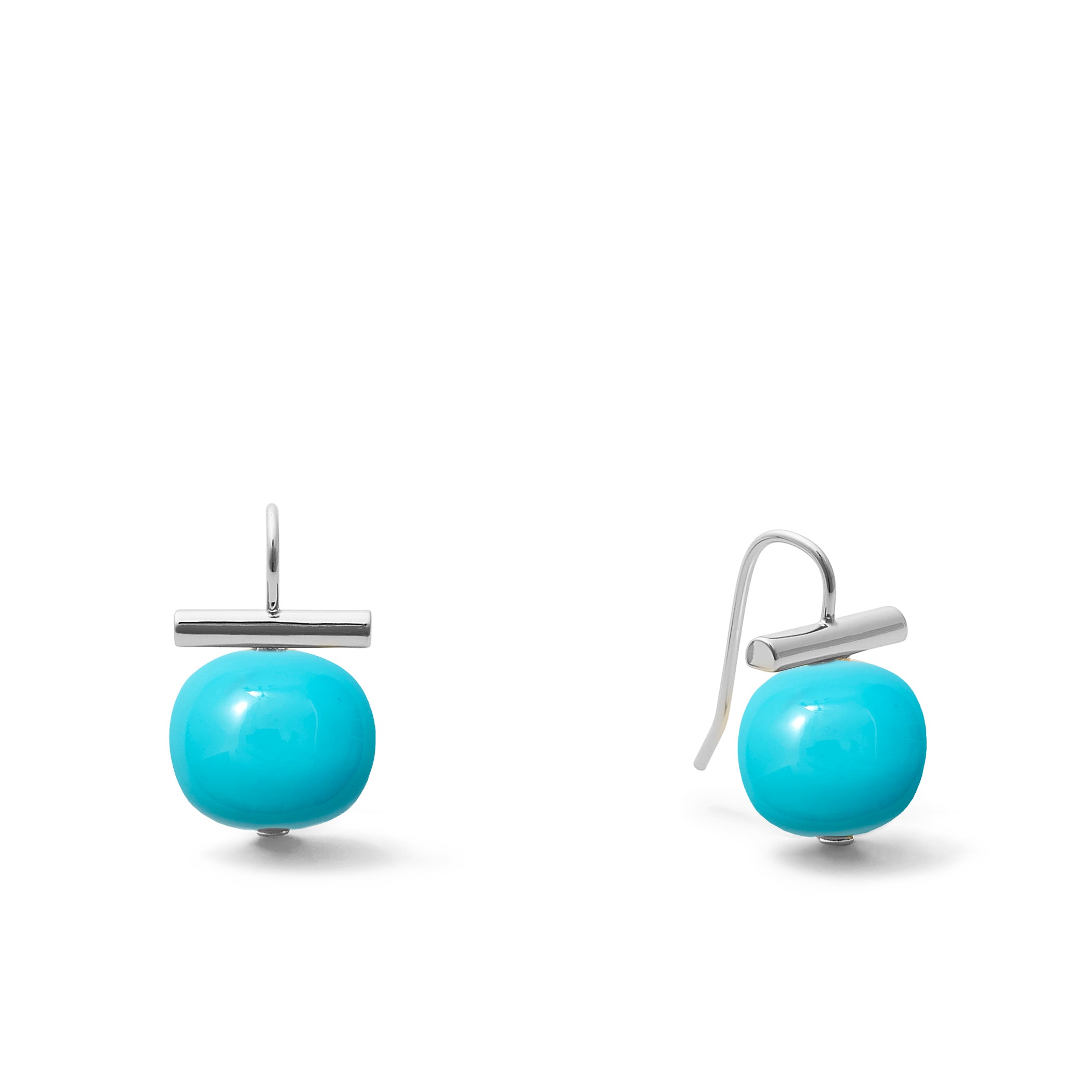 Classic Forever Fave Pebble Pearl Earrings ~ Medium Sterling