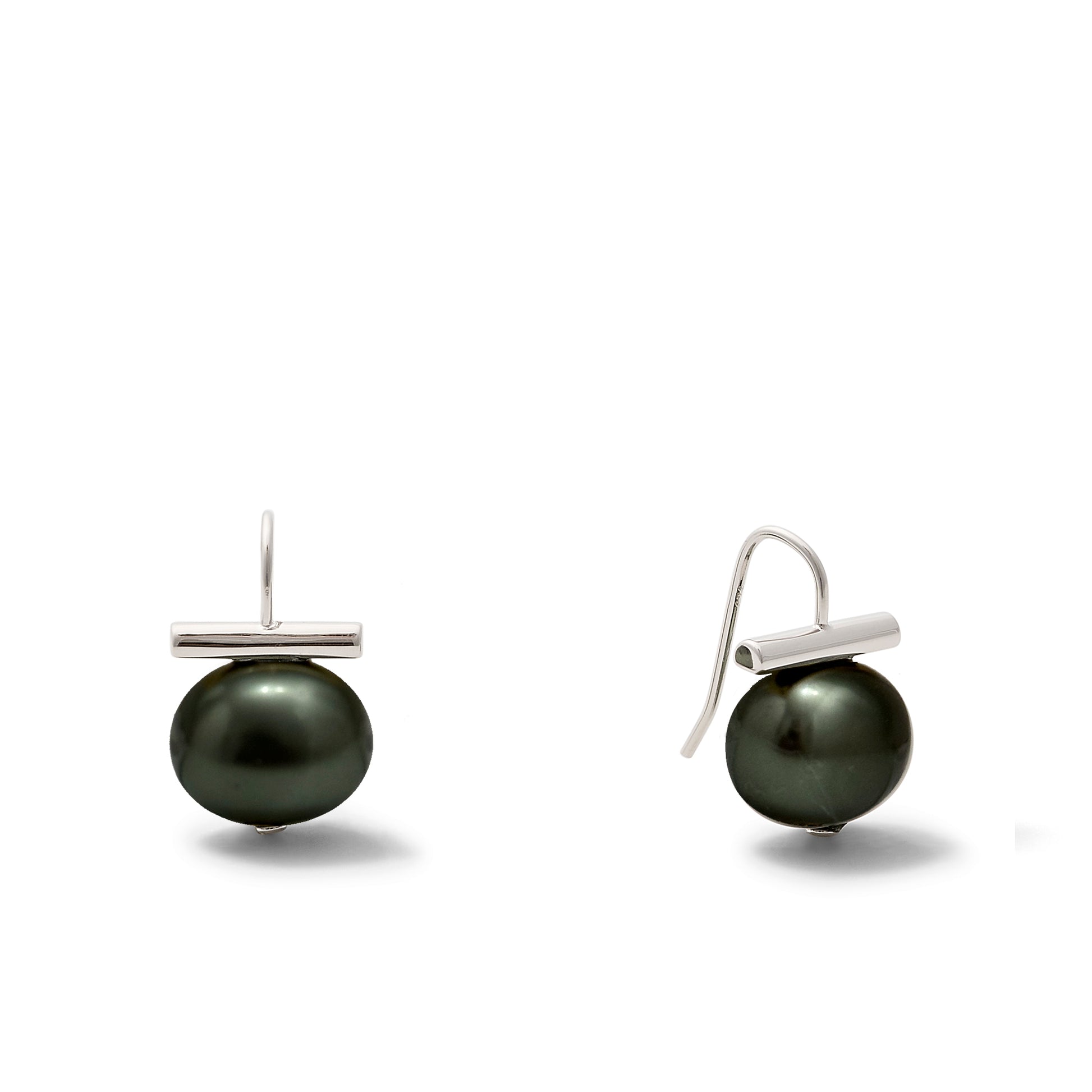 Caviar Classic Pebble Pearl Earrings~Sterling Silver