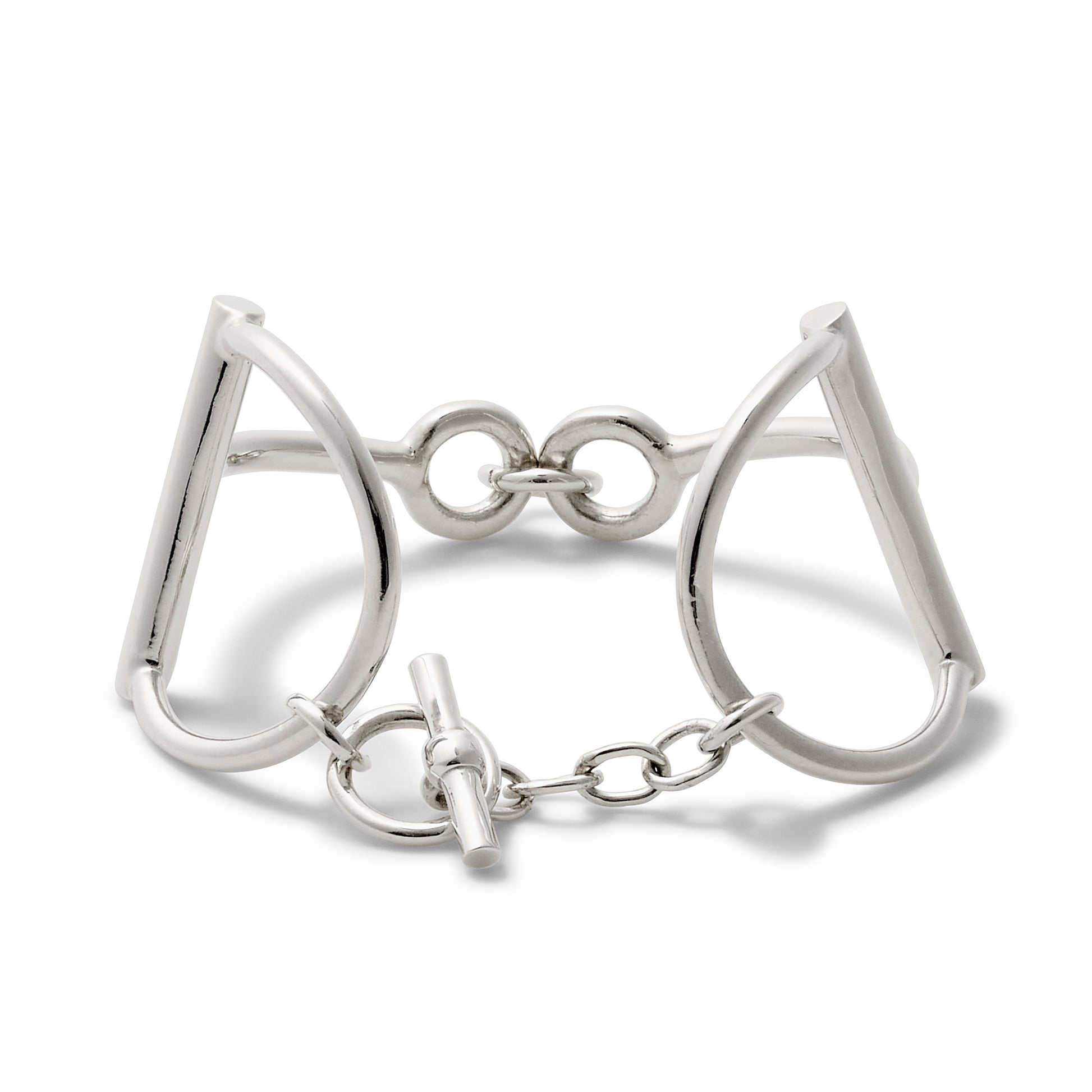 Heritage Horse Bit Sterling Statement Bracelet