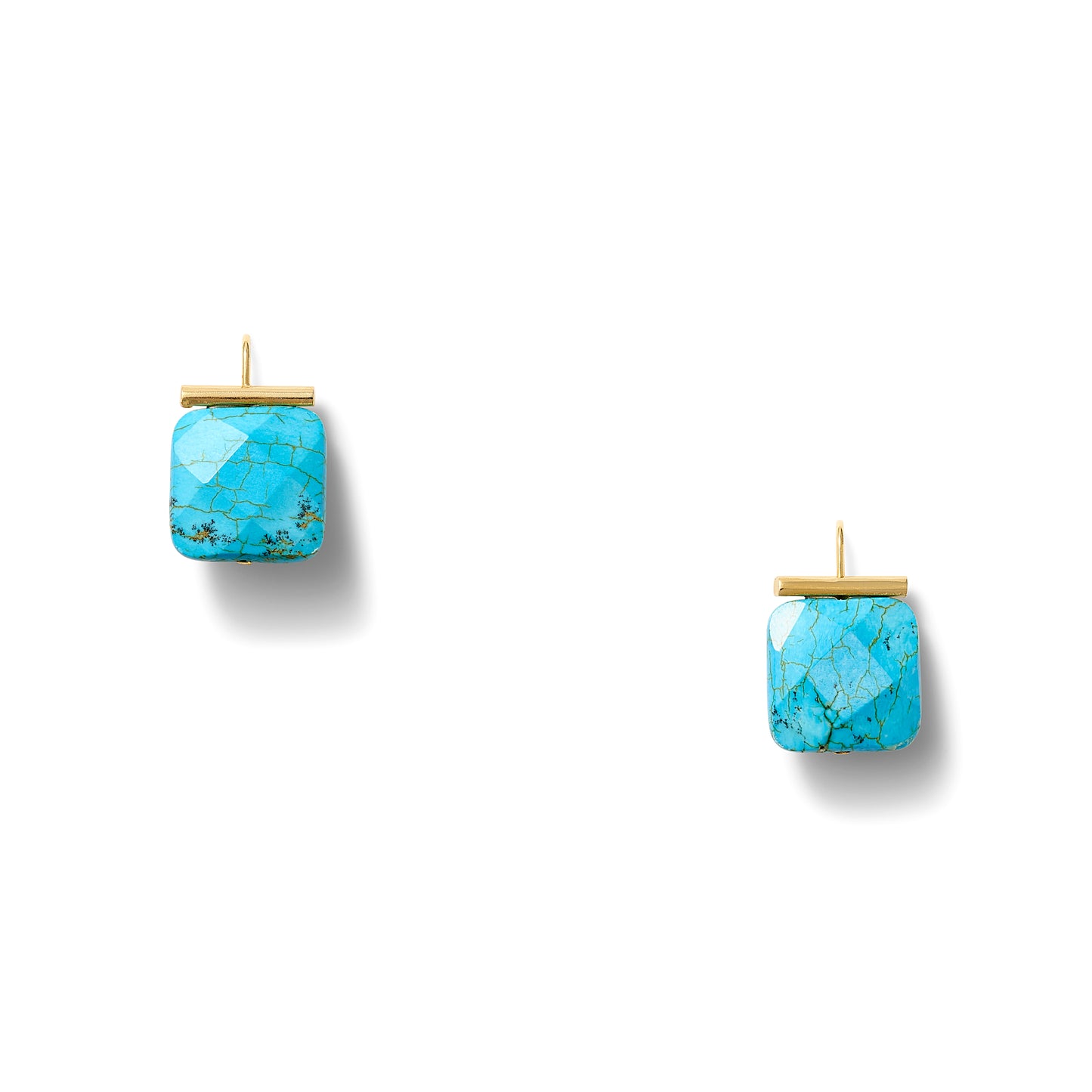 Turquoise and Gold earrings