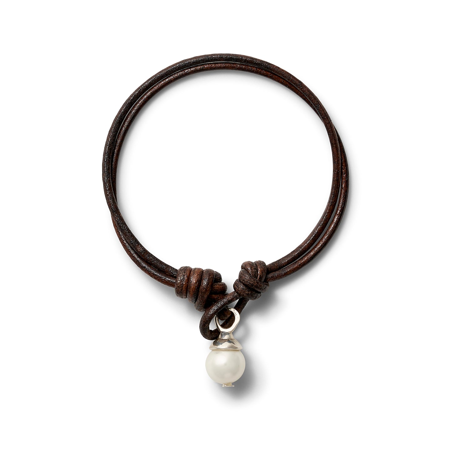 Teeny Leather Bracelet ~ 925