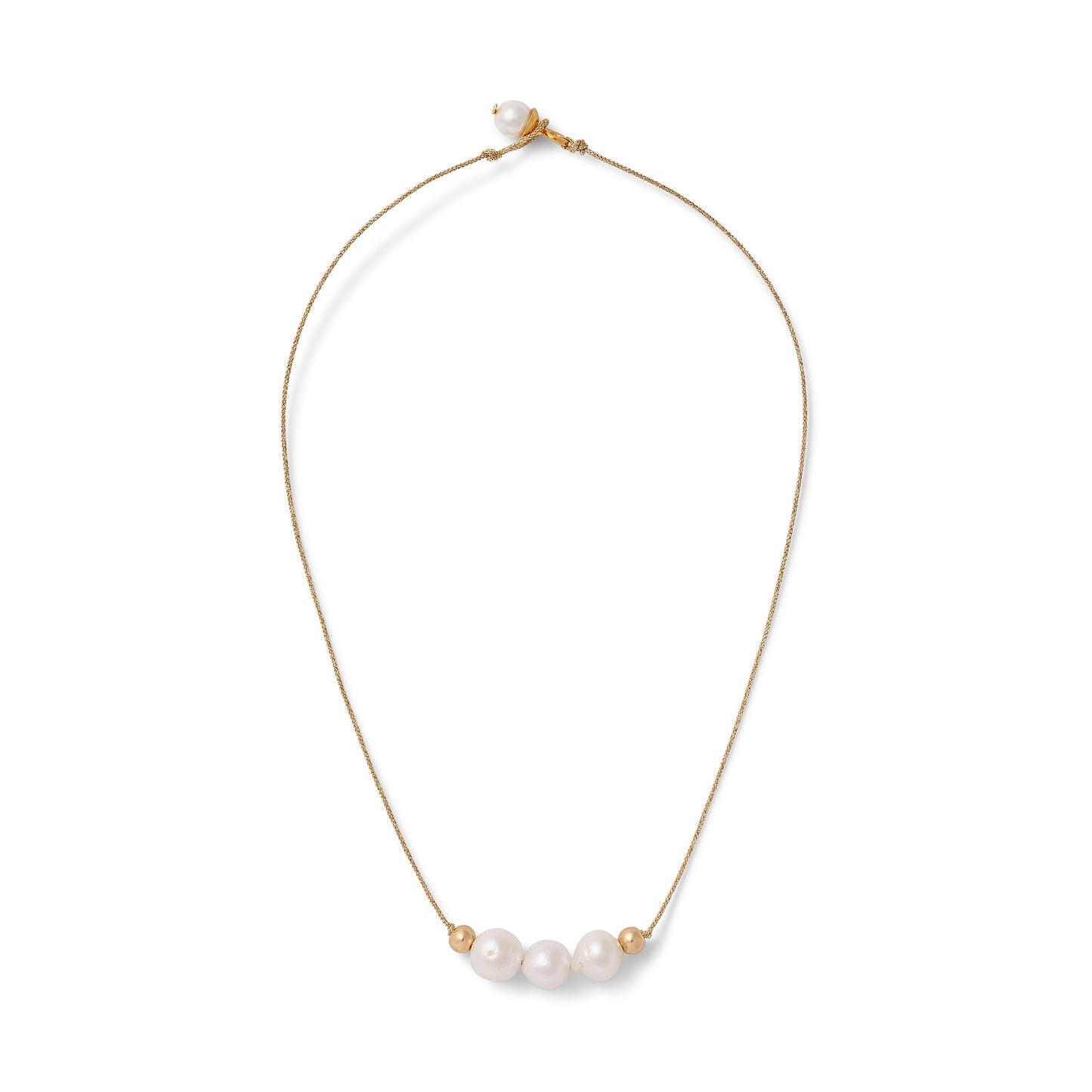 Julie’s Pearls on Cord Necklace