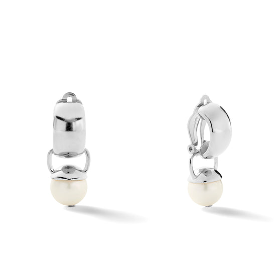 Sterling Sleek & Sculpted Ear Clips Medium