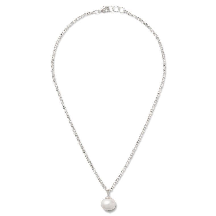 Baby Pebble Sterling Pendant