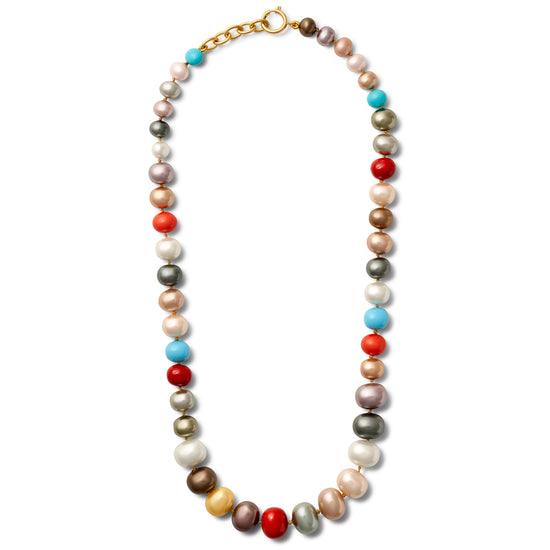 Load image into Gallery viewer, Rainbow Pebble Necklace
